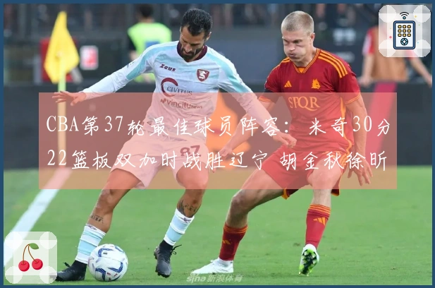 CBA第37轮最佳球员阵容：米奇30分22篮板双加时战胜辽宁 胡金秋徐昕入围